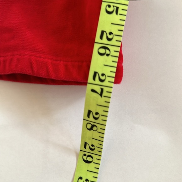 RE/DONE, RE/DONE Originals Velvet Crop Kick Flare Jeans In Red, Size 25 - Picture 9 of 10